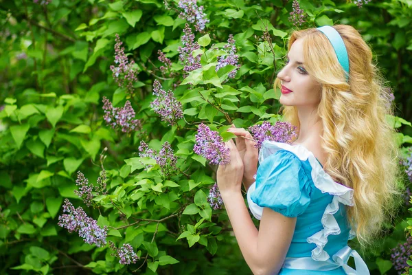 Portrait of a beautiful young blonde