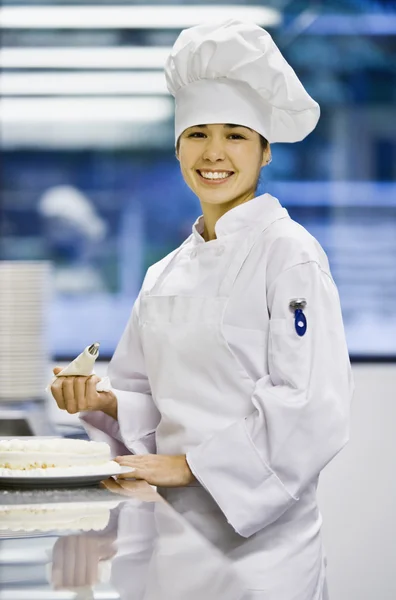 Asian female pastry chef 1