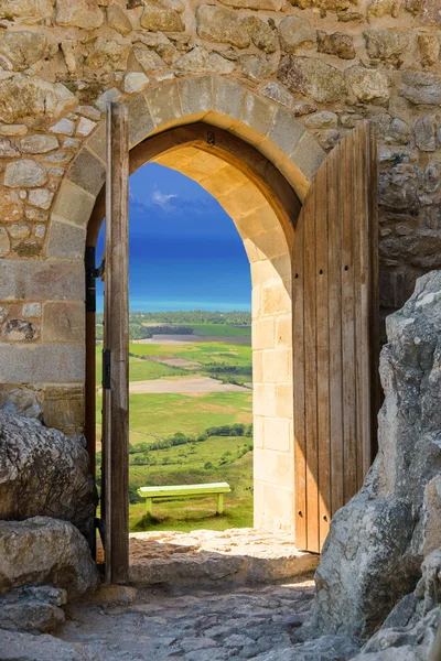 Arch open door fortress