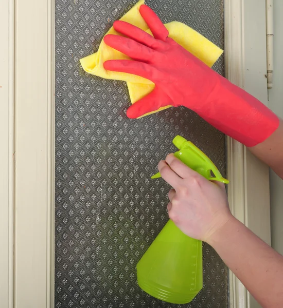 Cleaning a window