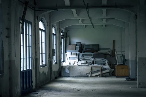 Interior of an abandoned factory