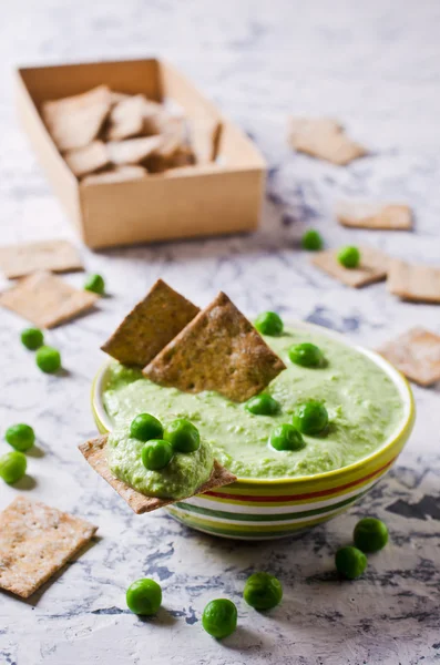 Pea green dip