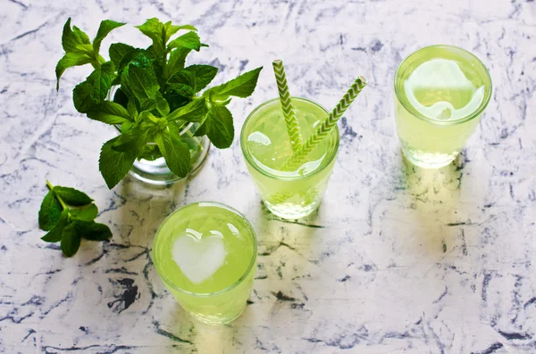 Cold drink with mint