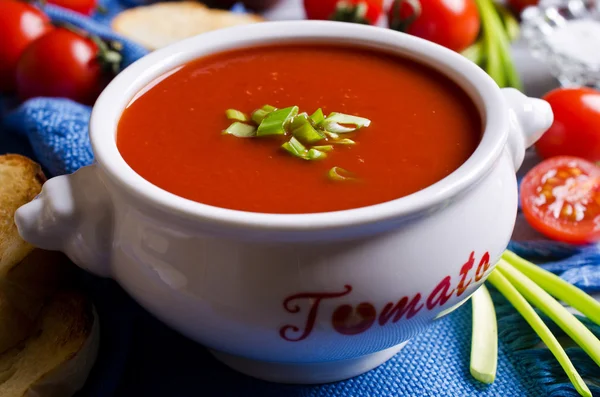 Tomato puree the soup