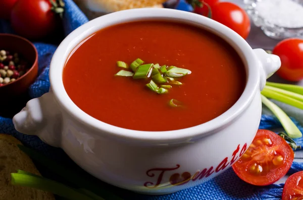 Tomato puree the soup