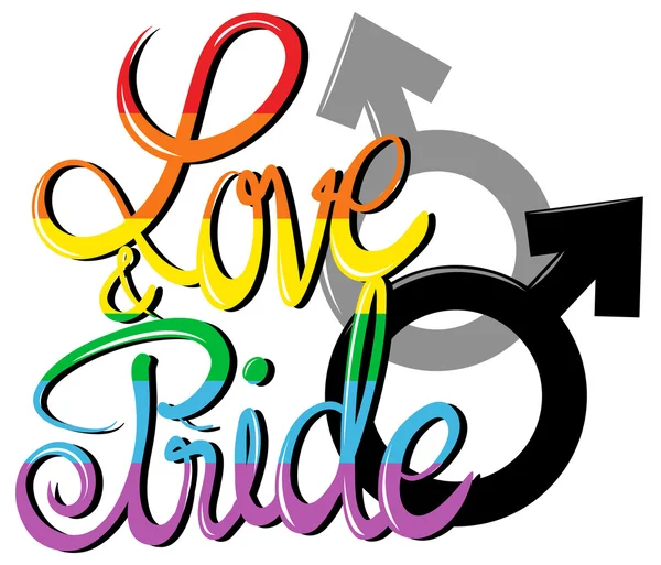 Love and pride poster