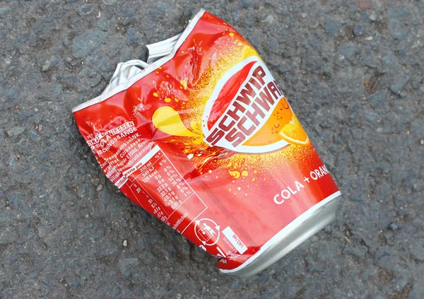 Used energy drink can.