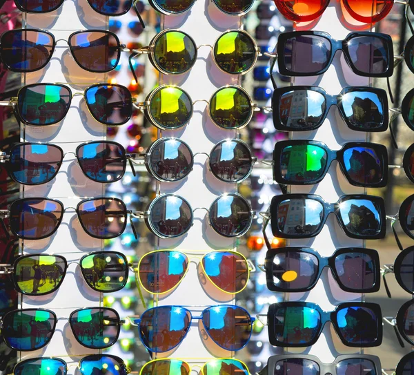 In london glass and sunglasses in the light and reflex