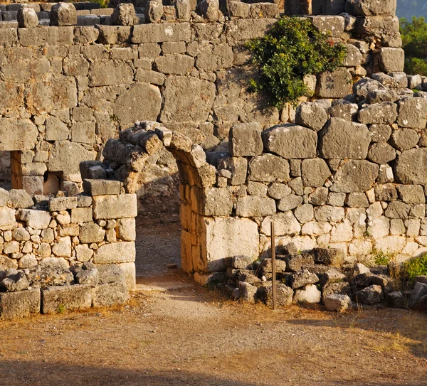 Ruins stone and theatre in  antalya  arykanda turkey asia sky a