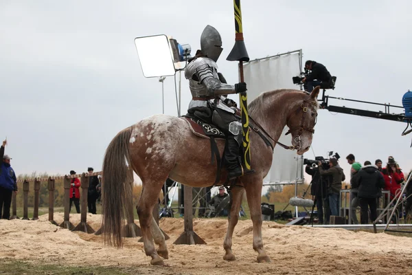 Filming of movie The Knights