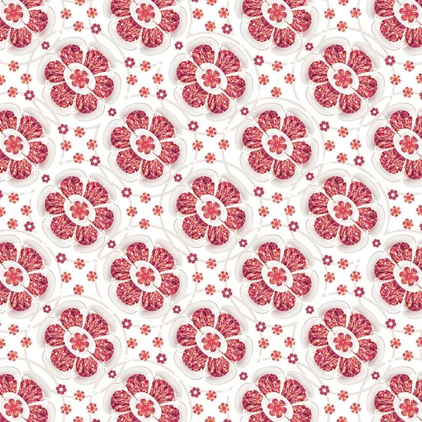 Geometric Floral Motif Pattern