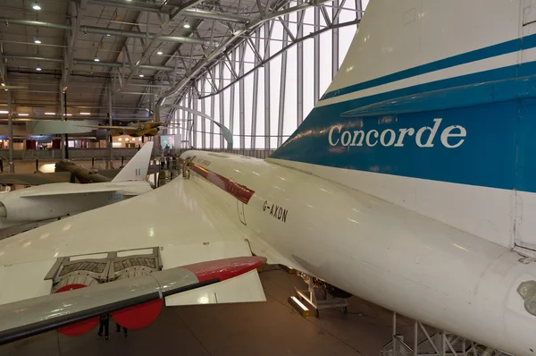 British Aircraft Corporation, Concorde, G-AXDN, at Duxford, Imperial war museum, England, UK