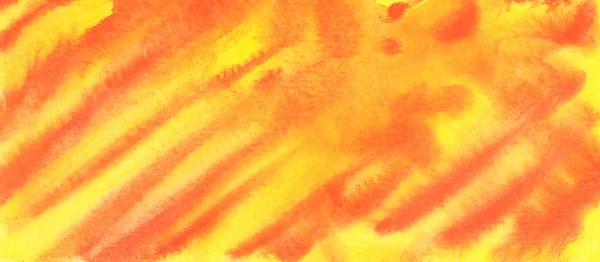 Orange and yellow abstract watercolor texture background. Hand paint texture, watercolor textured backdrop.