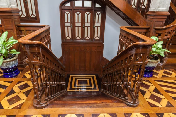 Vintage wooden staircase