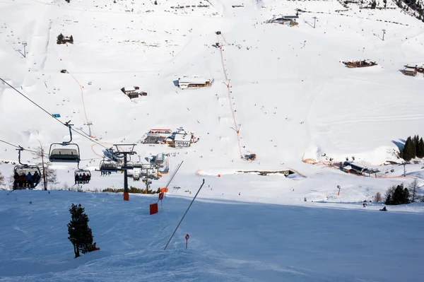 Ski area in Mayrhofen, Austria