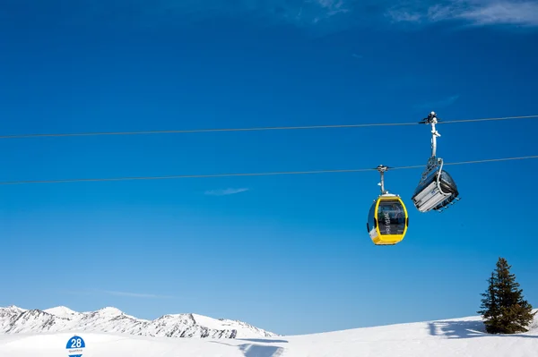 Ski area in Mayrhofen, Austria