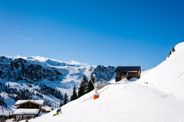 Ski area in Mayrhofen, Austria