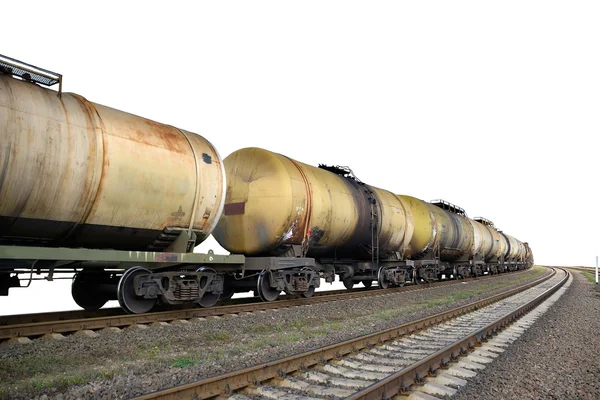Rail transportation of oil products.