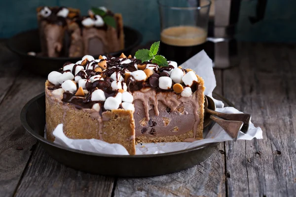 Rocky road ice cream cake