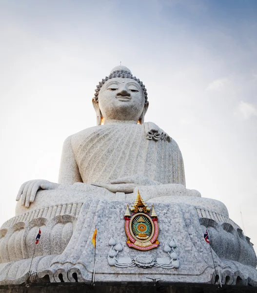 Big marble buddha statue Phuket island, Thailand