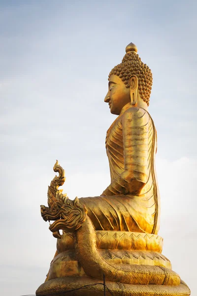 Big marble buddha statue Phuket island, Thailand