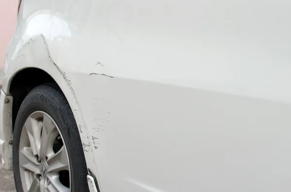Scratches on car