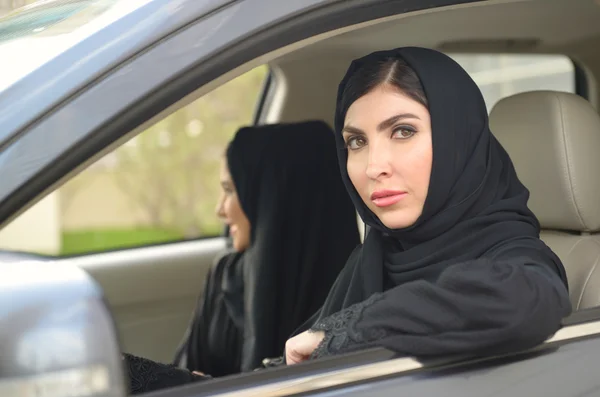 Emarati Arab Business women in the car