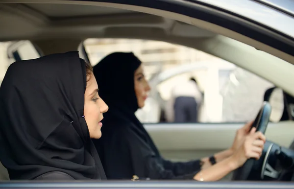 Emarati Arab Business women in the car