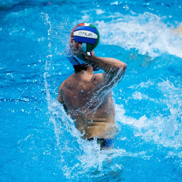 During a Waterpolo Match