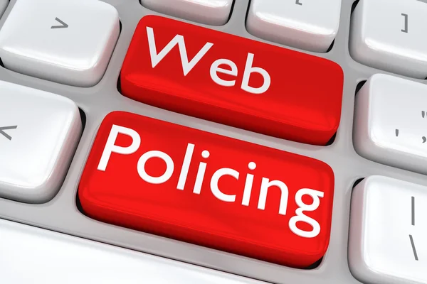 Web Policing - internet concept