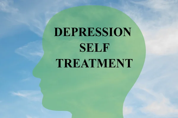 Depression Self Treatment concept