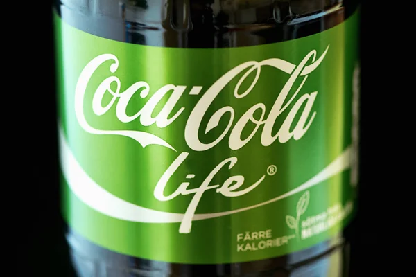 Coca Cola Life Pet bottle in green edition with lower amount of