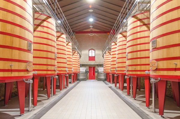Interior of winery 