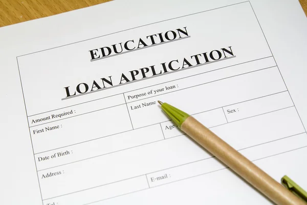 Education loan application.