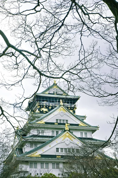 Osaka, Japan - city in the region of Kansai. Osaka-jo castle.
