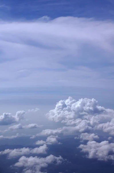 Aerial sky and clouds background - 图库