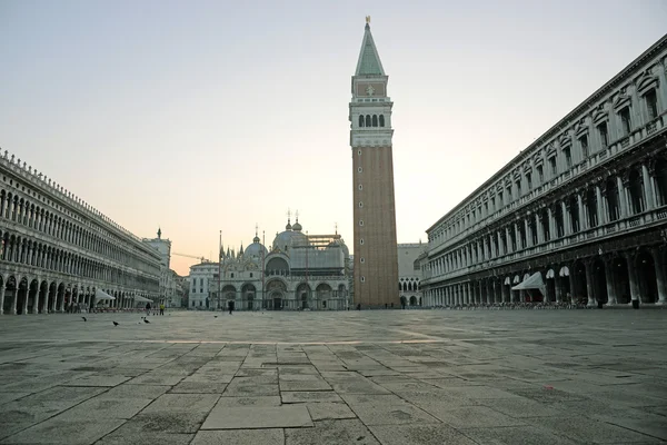 Piazza San Marco with Campanile, Basilika San Marco and Doge Palace. Venice, Italy