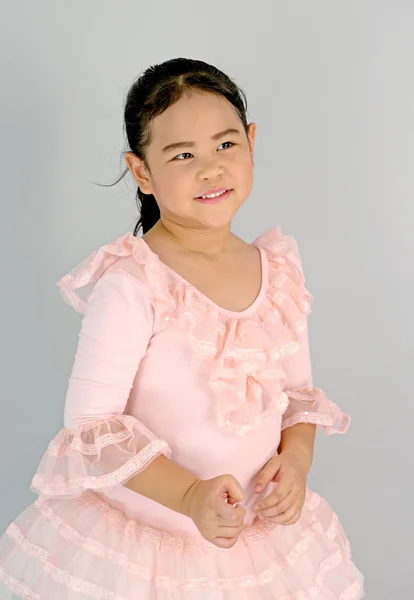 Cute little girl in ballet dress