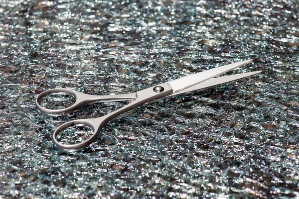 Pair of professional hairdressing scissors