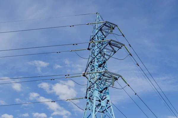 Upper part of electric power transmission line, Sofia, Bulgaria