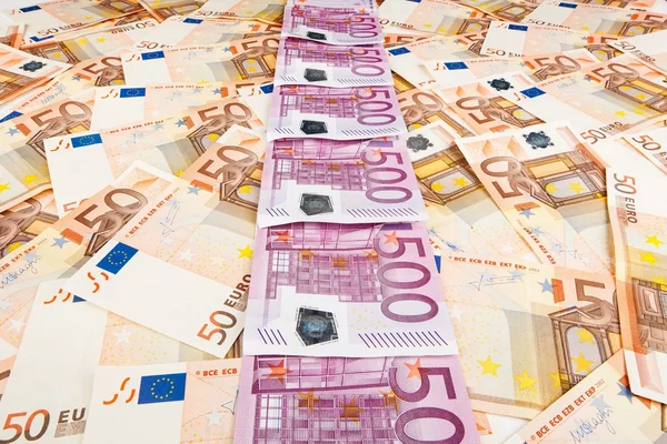 Paper money euro. background of banknotes