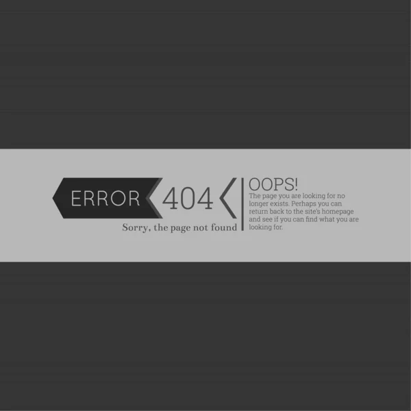 Oops. 404 error. Sorry, page not found.