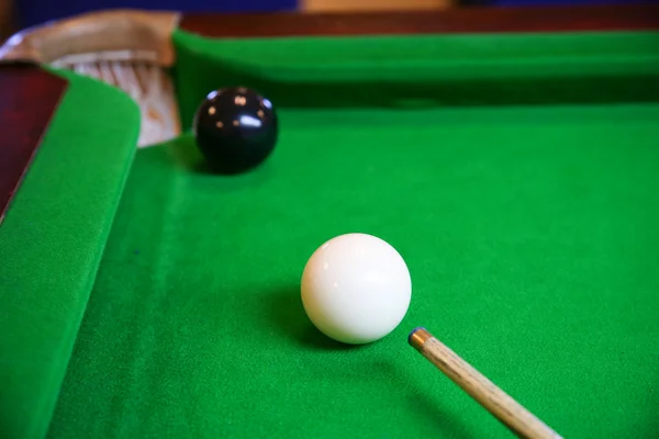 Snooker ball on snooker table, Snooker or Pool game on green table, International sport.