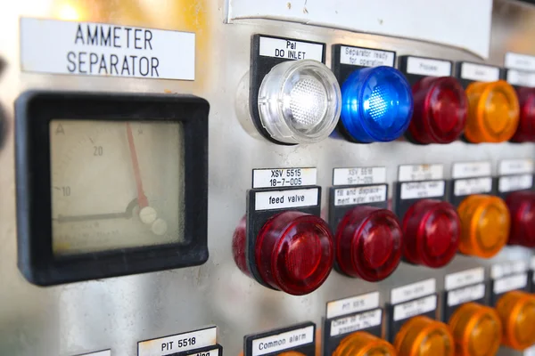 Close up of an Electric meter,Electric utility meters for an apartment complex or offshore oil and gas plant
