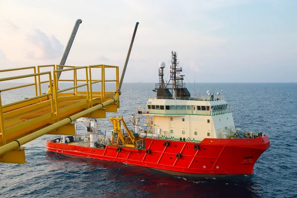 Supply boat operation shipping any cargo or basket to offshore. Support transfer any cargo to offshore oil and gas industry, Supply cargo or transfer passenger for work.