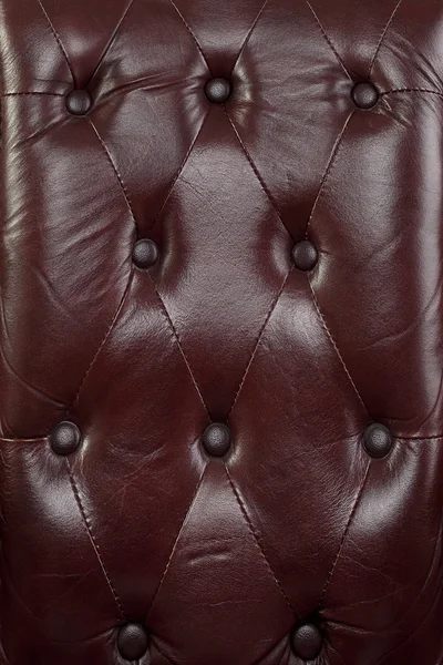 Picture of genuine leather upholstery Brown