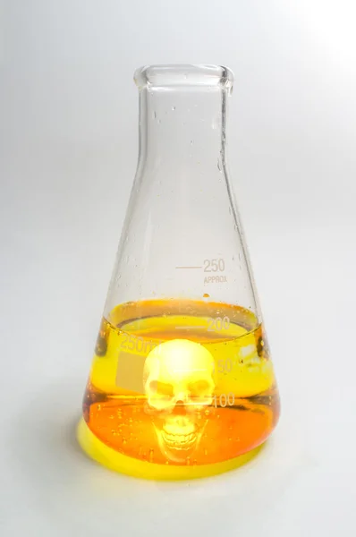 Science Beaker Skull