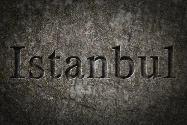 Engraved City Istanbul