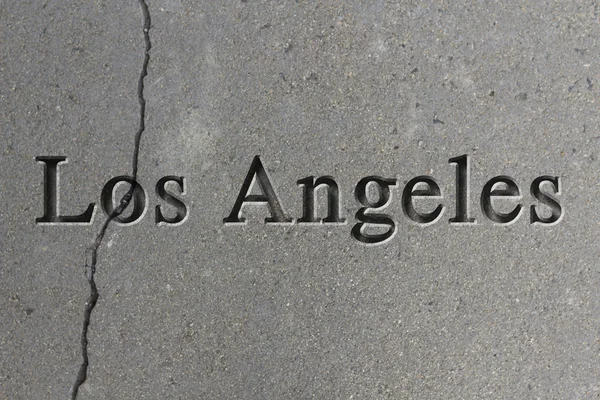 Engraved City Los Angeles