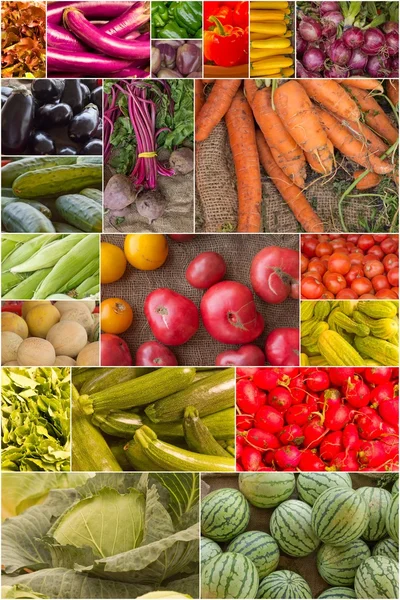 Fruit and Vegetable Collage